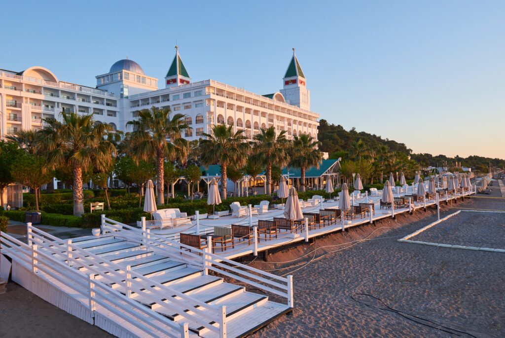 five star resort on the beach